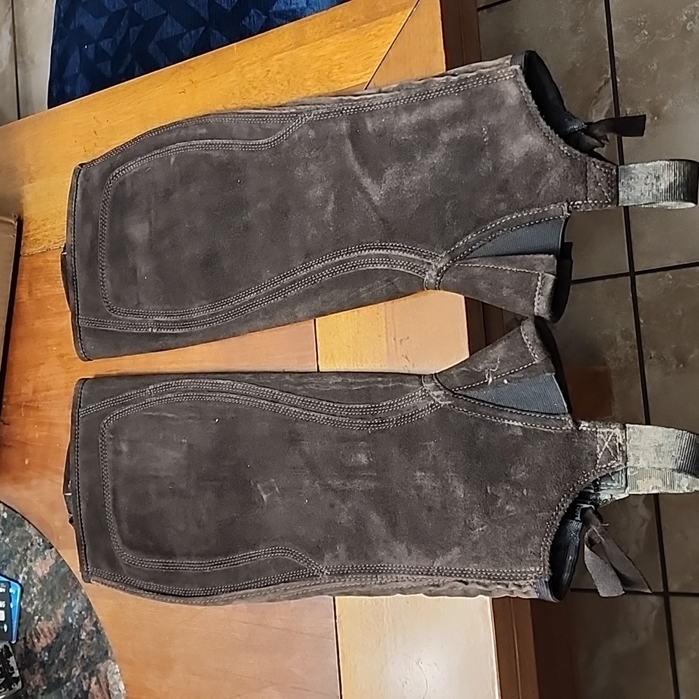 Ariat half chaps brown